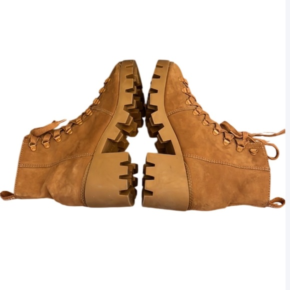 SCHUTZ  Xayane Combat Boots in Hazel Size 9 - Picture 6 of 12